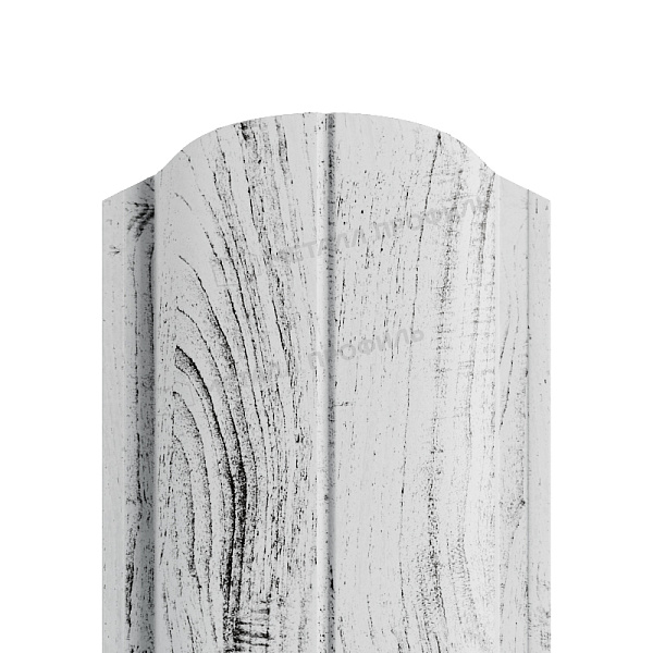 Штакетник металлический МЕТАЛЛ ПРОФИЛЬ ELLIPSE-O 19х126 (ECOSTEEL_MA-01-Беленый Дуб-0.5), цена 211.43 ₽: приобрести в Кызыле.